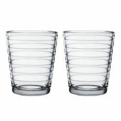 Iittala - Aino Aalto Tumbler Clear 220ml Set 2pce