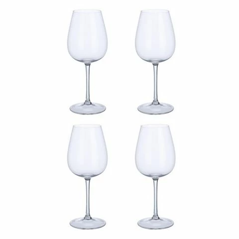 Villeroy & Boch V&B - Purismo Intricate & Delicate Red Wine Goblet Set 4pce 1 Villeroy & Boch V&B - Purismo Intricate & Delicate Red Wine Goblet Set 4pce